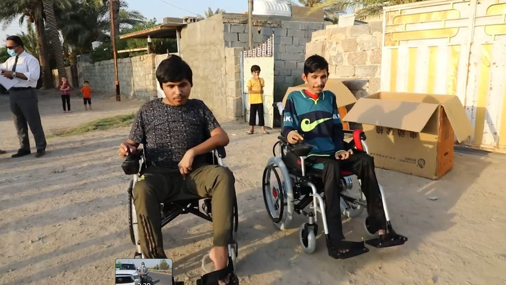 Mobility Chairs for Two Disabled Brothers